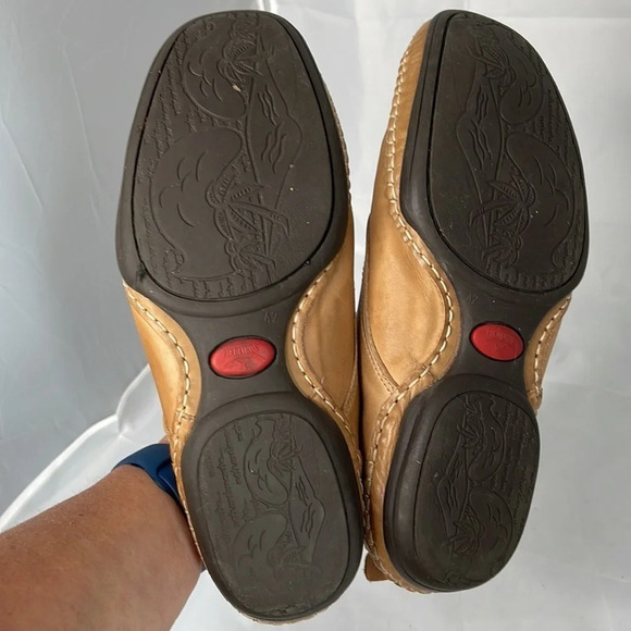 PILINKOS Mens Slip On Loafer Nude Tan Genuine Leather Rubber Soles Size 42 - Picture 10 of 12